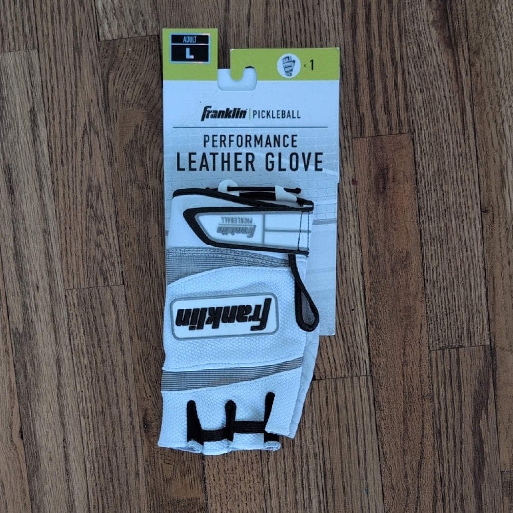 Franklin White Leather Pickleball Glove